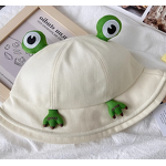 Bucket Hat Factory - OEM Striped Cotton Frog 3D Embroidery Cartoon