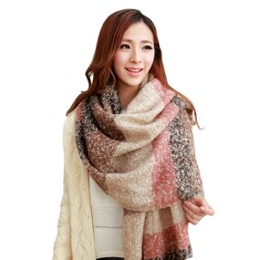 Scarf Manufacturer - OEM Women's Soft Smooth Fluffy Warm Cozy