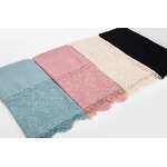 Shawl Factory - OEM Wholesale Floral Fashion Jersey Lace Fringe