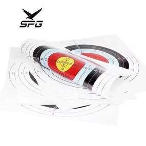 Paper Targets Factory - Compound Recurve Hunting 10 Rings 40 cm Round