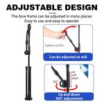 Recurve Bow Stand Factory - Adjustable Longbow Takedown Competition Rack