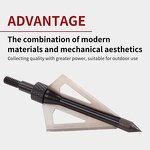 Arrowhead Factory - 100 Grain Stainless Steel 3 Blade Broadheads Tips