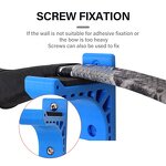 Bow Wall Mount Rack Factory - Universal Holder Recurve Compound Longbow Shelf