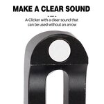 Clicker Factory - Recurve Takedown Longbow Carbon Arrow Magnetic Signal