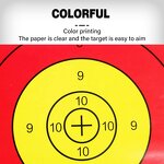 Paper Targets Factory - Compound Recurve Hunting 10 Rings 40 cm Round
