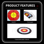 Face Paper Target Factory - 60cm Fixed Outdoor Traditional Recurve Hunting