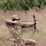 Recurve Bow Factory - Takedown Metal Riser Carbon Arrow Rest 30-50 Lbs