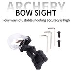Compound Bow Sight Factory - Scope Adjustable Metal Hunting Professional