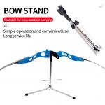 Recurve Bow Stand Factory - Foldable High Holder Takedown Longbow Fiberglass