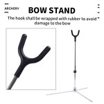 Recurve Bow Stand Factory - Foldable High Holder Takedown Longbow Fiberglass