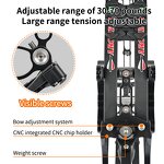 Compound Bow Factory - Hunting Metal Limb Stabilizer Peep Sight Adjustable