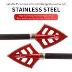 Hunting Broadheads Factory - 100 Grain Aluminium Alloy ID 6.2 mm Carbon