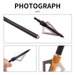 Arrowhead Factory - 100 Grain Stainless Steel 3 Blade Broadheads Tips