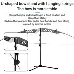 Bow Stand Factory - Recurve Compound 3 Legs Fiberglass Folding Holder
