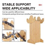 Recurve Bow Stand Factory - Hall Adjustable Holder Mongolian Longbow Bamboo