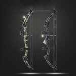 Compound Pulley Bow Factory - 50lbs Metal Riser Right Hand Target Arrows