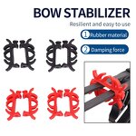 Bow Stabilizer Factory - Compound Recurve Takedown Rubber Damping Shock
