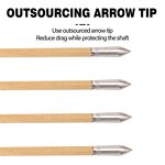 Wood Arrow Shafts Factory - 8 mm Traditional Hunting Mongolia Bow Tips