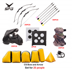 CS Archery Tag Set Factory - Recurve Bow Inflatable Bunkers Foam Arrows