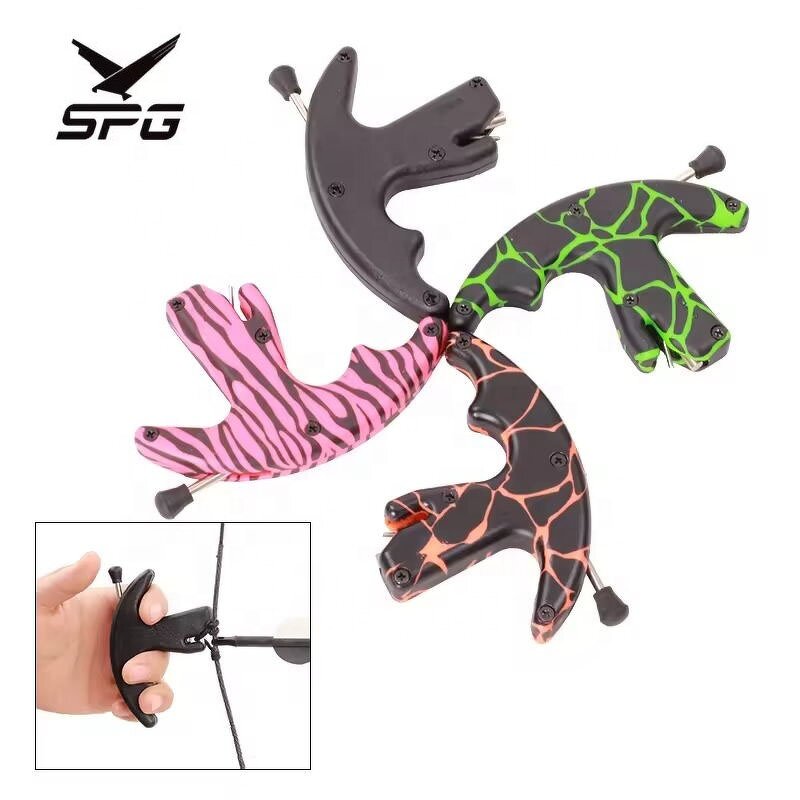 Bow Release Aids Factory - Three Fingers Grip Caliper Thumb Releases