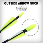 Fiberglass Arrow Factory - 7 mm 30 Inch Fixed Tips Traditional Recurve Bow