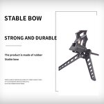 Bow Stand Factory - Compound Bows Bracket Rubber Plastic Foldable Holder