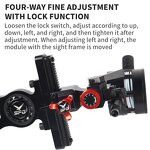 Single Pin Bow Sight Factory - Compound Adjustable Aluminum High Precision