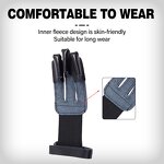 Archery Gloves Factory - Three Fingers Traditional Bow Takedown Longbow