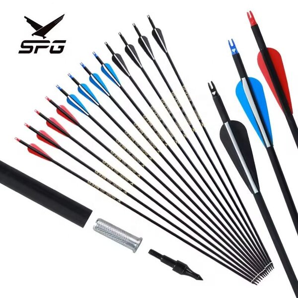 Mixed Carbon Arrow Factory - 7.8 mm 30 Inch Replaceable Tips Target