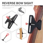 Recurve Bow Sight Factory - Single Pin Scope Takedown Hunting Longbow