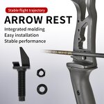 Arrow Rest Factory - Recurve Longbow Plastic Target Shooting Magnetic