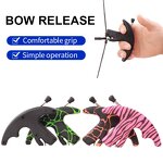 Bow Release Aid Factory - Compound Bow 3/4 Finger Adjustable Thumb Caliper