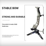 Compound Bow Stand Factory - Hunting Training Adjustable Foldable Rack