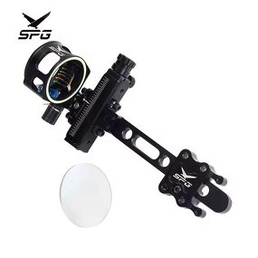Bow Sights Factory - Aluminum Compound Pulley 5 Pin 6X/8X 1.75 Scope Lens