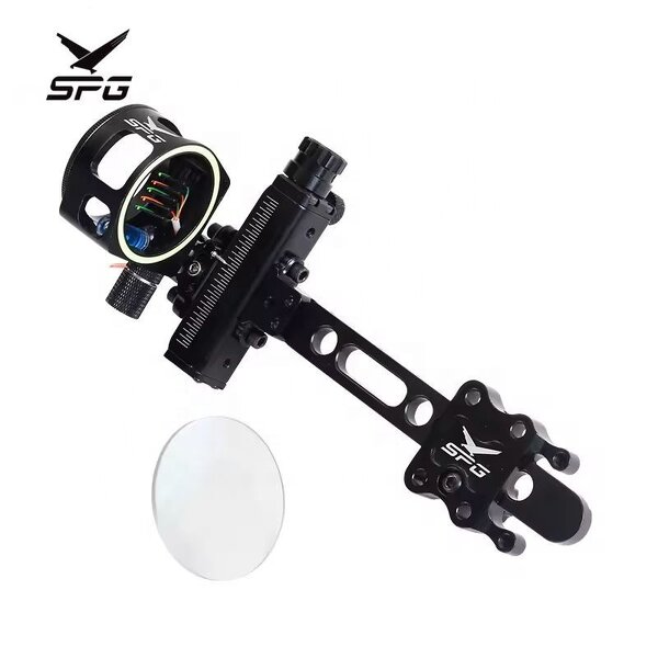 Bow Sights Factory - Aluminum Compound Pulley 5 Pin 6X/8X 1.75 Scope Lens