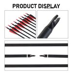 Mixed Carbon Arrow Factory - 7.8 mm 30 Inch Replaceable Tips Target