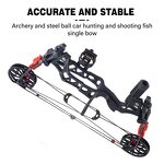 Compound Catapult Bow Factory - Steel Ball Dual-use Outdoor Carbon Arrow