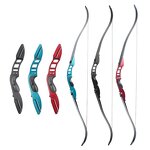 Recurve Bow Factory - 58 Inch 25-50 Lbs Aluminum Alloy Fiberglass Limbs