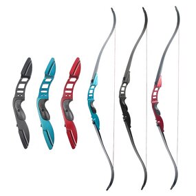 Recurve Bow Factory - 58 Inch 25-50 Lbs Aluminum Alloy Fiberglass Limbs