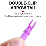 Arrow Nock Factory - 6.2 mm Carbon Fiber Arrows Plastic Insert Compound