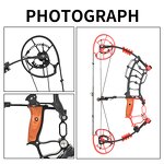 Compound Bow Factory - Hunting Metal Limb Stabilizer Peep Sight Adjustable