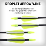 Fiberglass Arrow Factory - 7 mm 30 Inch Fixed Tips Traditional Recurve Bow