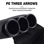 Arrow Quiver Factory - Hunting Compound Bow Double Harness Belt 3 Tube