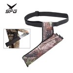 Arrow Quiver Factory - Hunting Compound Bow Double Harness Belt 3 Tube