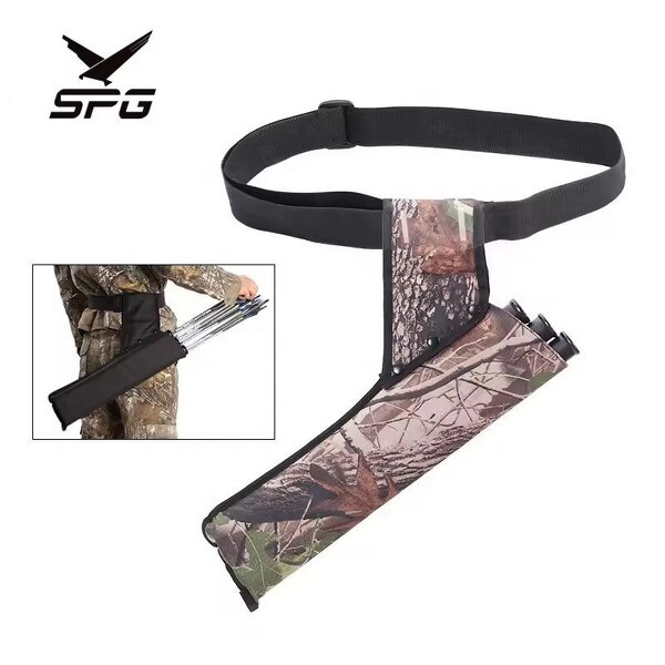 Arrow Quiver Factory - Hunting Compound Bow Double Harness Belt 3 Tube