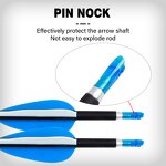 Mixed Carbon Arrow Factory - 6 mm 30 Inch Shaft Fixed Tips Plastic Vanes