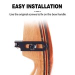 Arrow Rest Factory - Recurve Takedown Plastic Magnetic Target Shooting