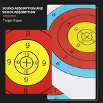 3 Spot Paper Targets Factory - Compound Recurve 60 cm Round Hunting