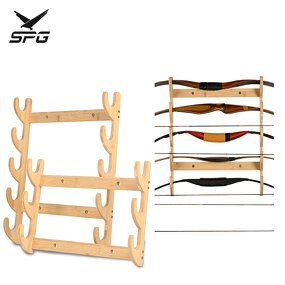 Wooden Wall-Mounted Rack Factory - Bow and Arrow Stand Storage Quiver