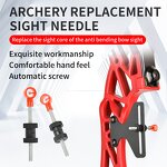 Replacement Sight Pin Factory - Takedown Recurve Bow Plastic T Shape Durable